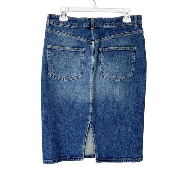 Anthropologie Pilcro Denim Jean Skirt Women’s Size 8 Petite 8P - Picture 2 of 6